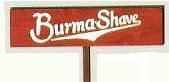 burma shave, burma shave sign, 