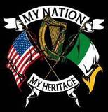 irish american heritage, irish flag, american flag