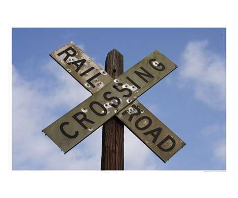 burma shave jingles, burma shave, railroad crossing sign